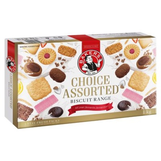 BAKERS BISC CHOICE ASSTD 1KG