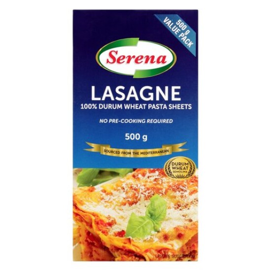 SERENA LASAGNE SHEETS 500GR