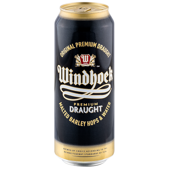 WINDHOEK DRAUGHT CAN 500ML