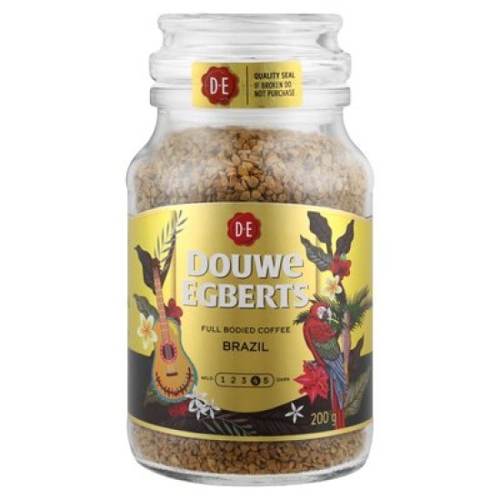 DOUWE EGBERTS INSTANT COFFEE BRAZL 200