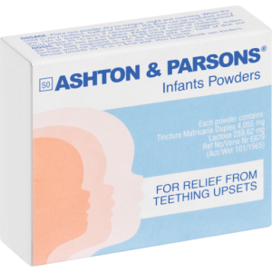 ASHTON&PARSONS INF POWDER-TEETH REL 20EA