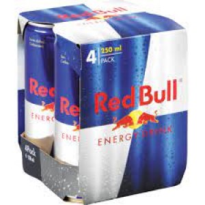 RED BULL ENERGY DRINK 250ML 4EA