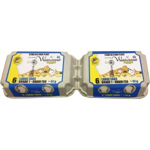 BRAKWATER EGGS XLARGE 6EA