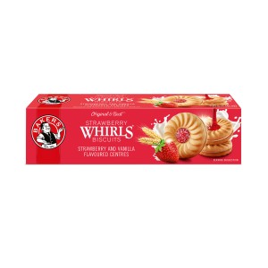 BAKERS WHIRLS STRAWBERRY 200GR