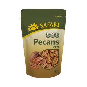 SAFARI SHELLED PECANS 100G