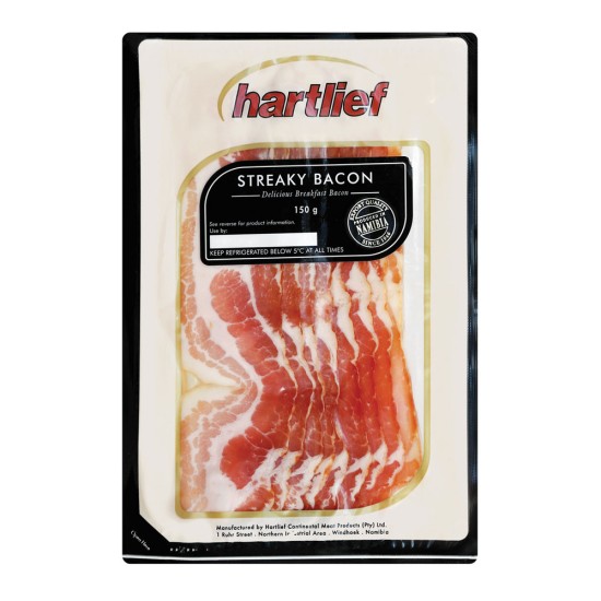 HARTLIEF BACON STREAKY 150GR