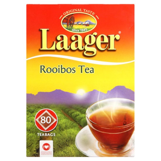 LAAGER TAGLESS TEABAGS ROOIBOS 80EA