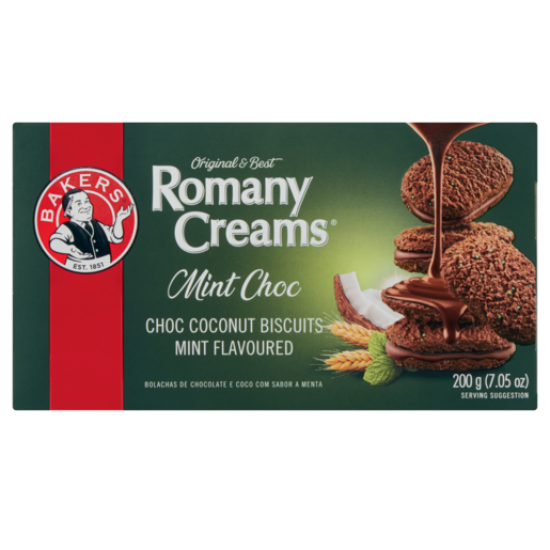 BAKERS ROMANY CREAMS MINT 200GR