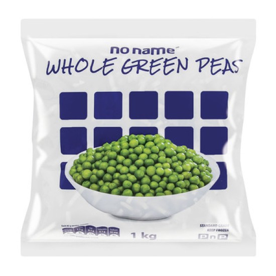 NO NAME FROZEN GREEN PEAS 1KG