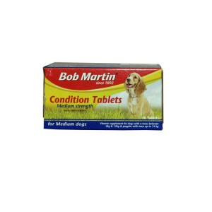 BOB MARTIN COND TABS MED DOG 50EA