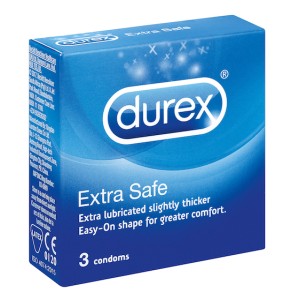 DUREX CONDOMS EXTRA SAFE 3EA