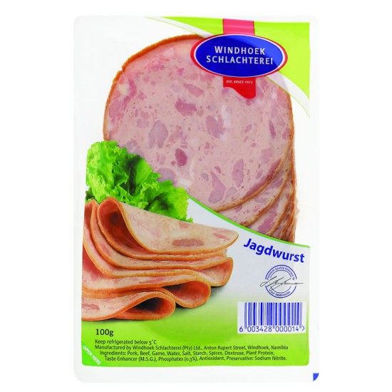 WINDHOEK SCHLACH V/PACK  JAGDWURST 100GR