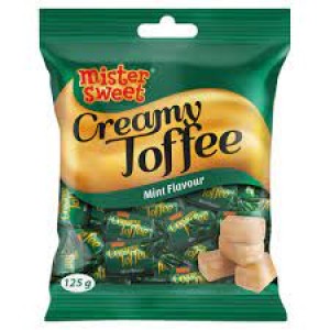 CANDY TOPS CREAMY TOFFEE MINT 125GR
