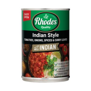 RHODES INDIAN STYLE TOMATOES 410GR