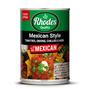 RHODES MEXICAN STYLE TOMATOES 410GR