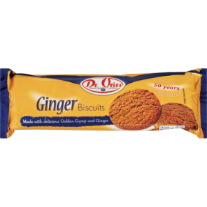 DE VRIES GINGER BISCUITS 200GR