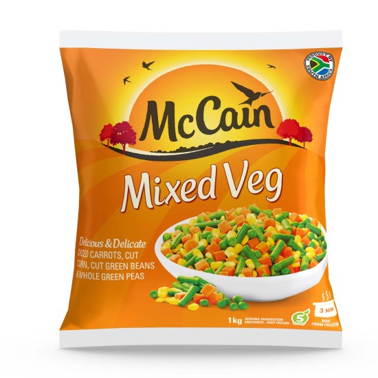 MCCAIN MIXED VEGETABLES 1KG