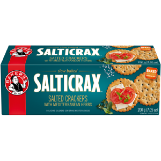 BAKERS SALTICRAX MEDITERANEAN HERB 200GR