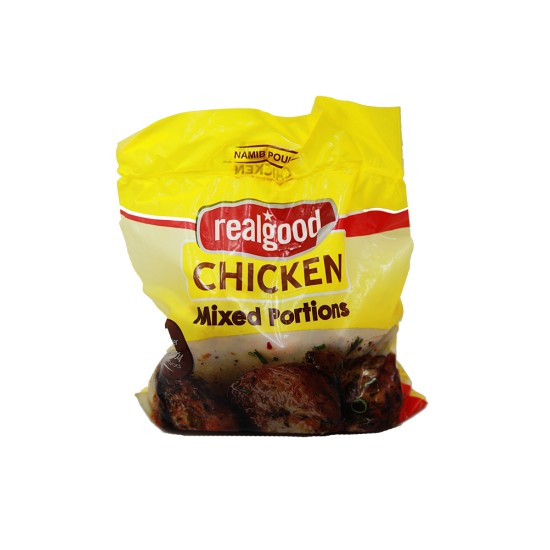 REAL GOOD CHICKEN IQF MIXED PORTIONS 1KG