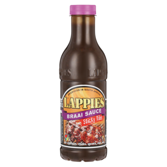 LAPPIES BRAAI SAUCE STICKY RIB 750ML