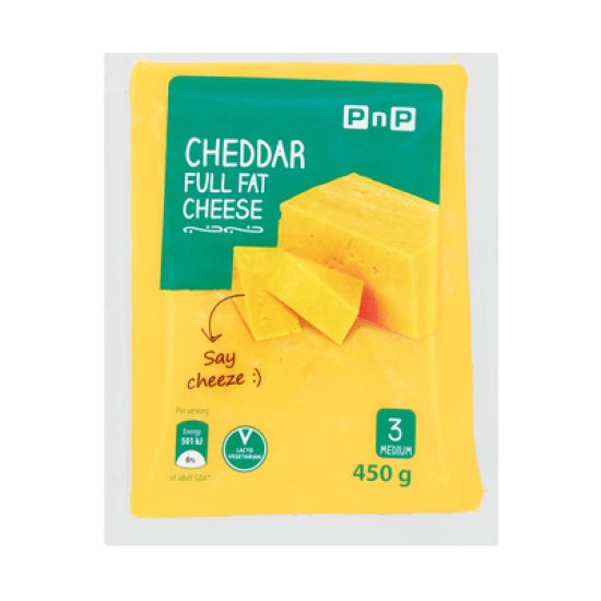 PNP CHEDDAR CHEESE 450GR