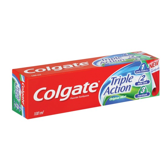 COLGATE A/CAV TOOTHPASTE TRPLE ACT 100ML