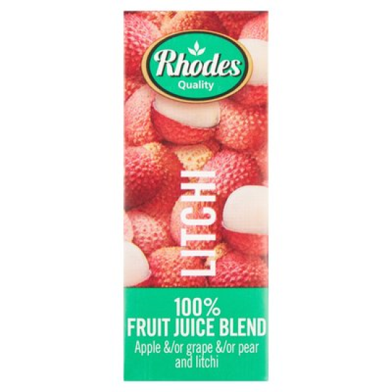 RHODES 100% FRT JCE BLN LITCHI 200ML