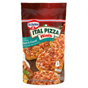 DR OETKER PIZZA BACON&CHEESE MINIS 592GR