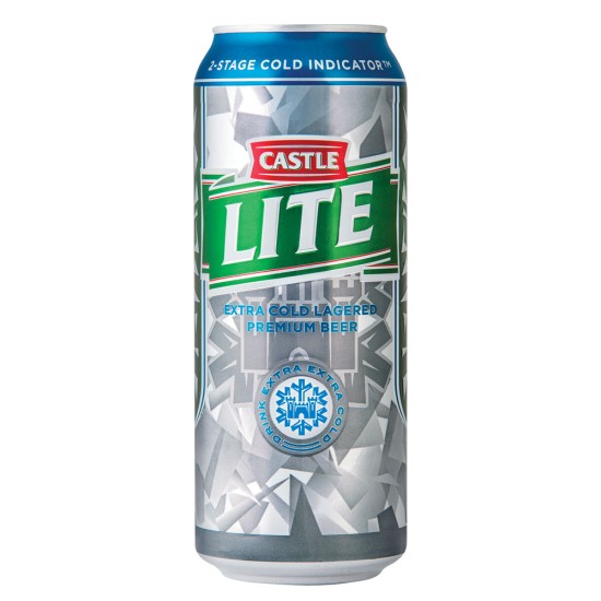 CASTLE LITE BEER CAN 500ML