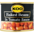 KOO BAKED BEANS IN TOMATO SAUCE 215GR