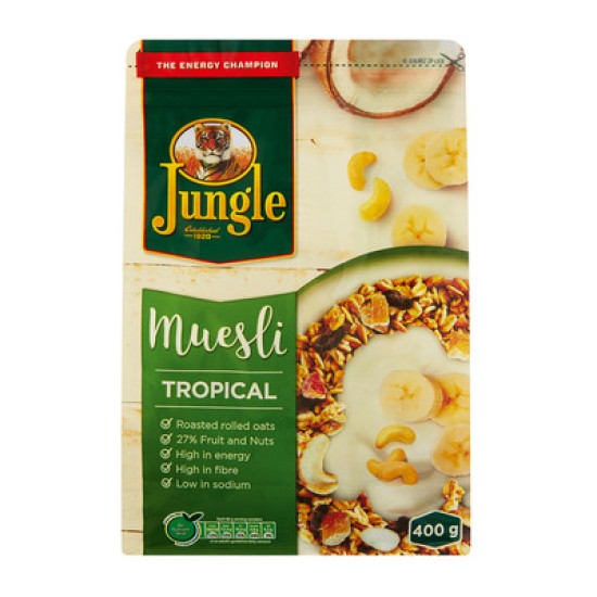 JUNGLE MUESLI TROPICAL 400GR