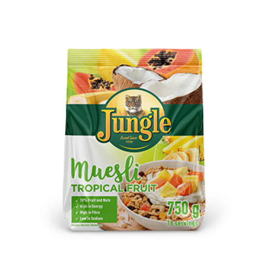 JUNGLE MUESLI TROPICAL 750GR