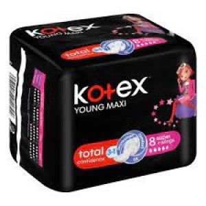 KOTEX YOUNG MAXI PADS SUPER+WINGS 8EA