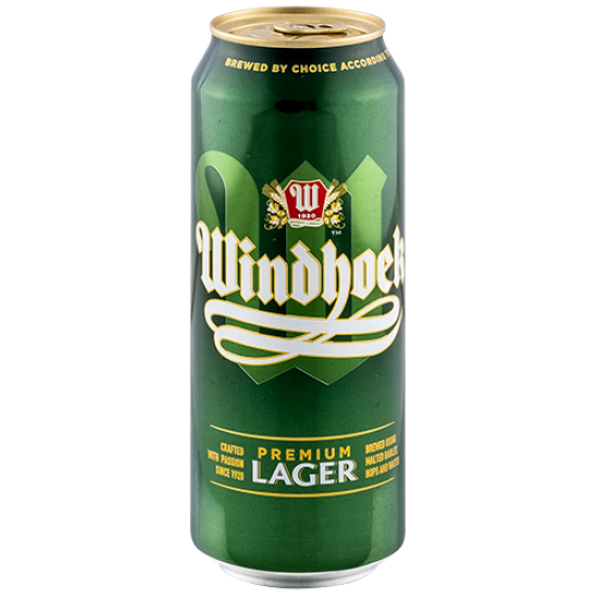 WINDHOEK LAGER CAN 500ML