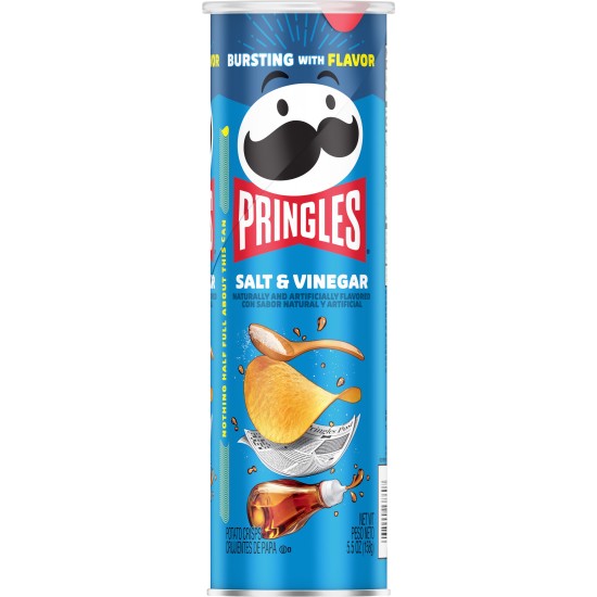 KELLOGG'S PRINGLES SALT & VINEGAR 100GR