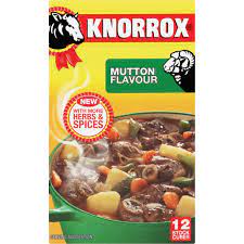 KNORROX STOCK CUBES MUTTON 12EA
