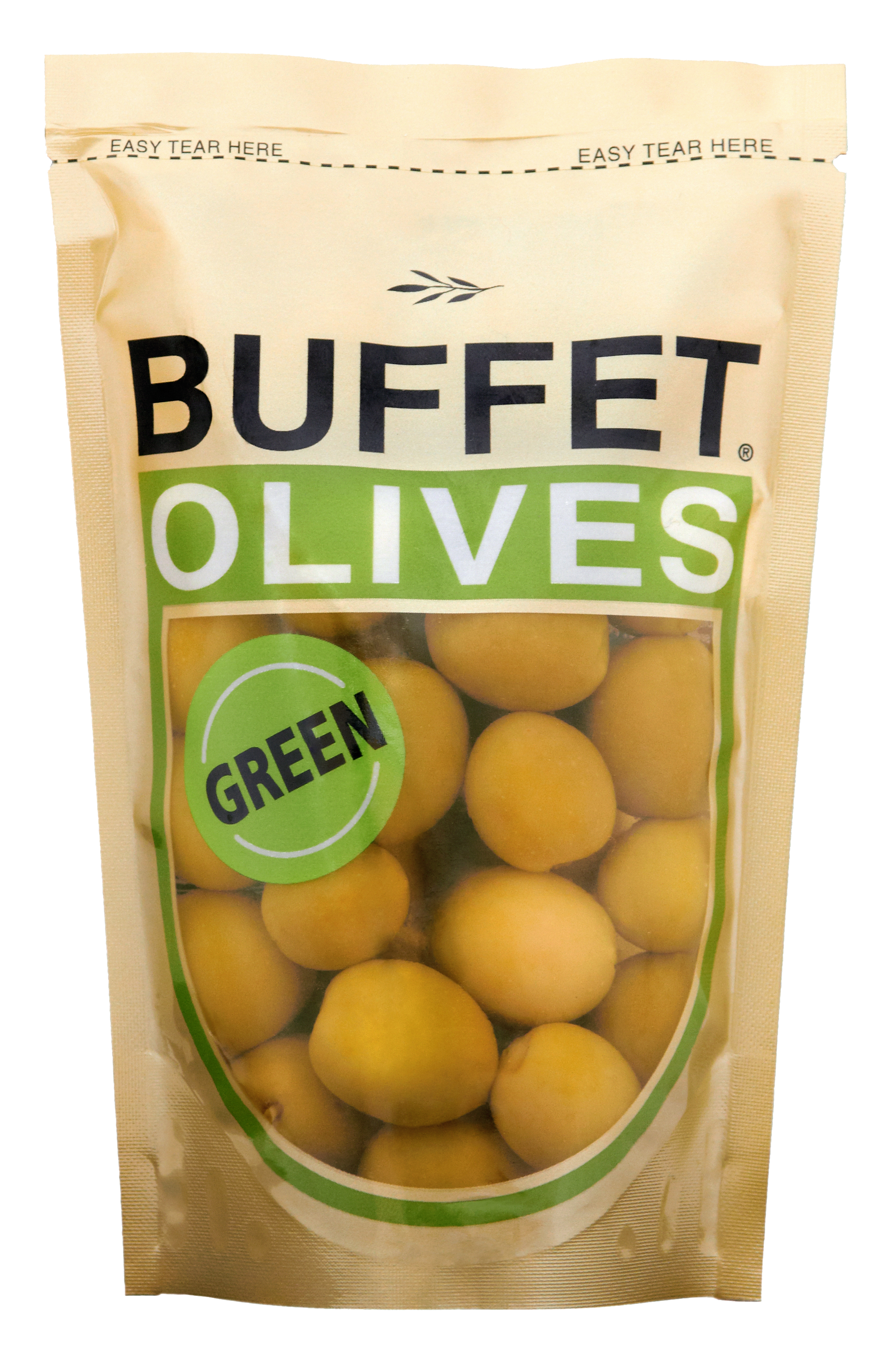 BUFFET GREEN OLIVES 200GR