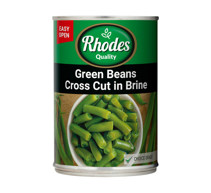 RHODES GREEN BEANS CROSS CUT 410GR