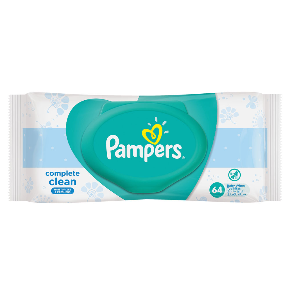 PAMPERS WIPES FRESH REFILL 64EA