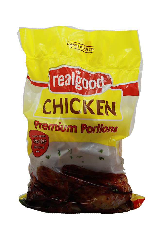 REAL GOOD CHICKEN IQF PREM PORTIONS 1.5KG