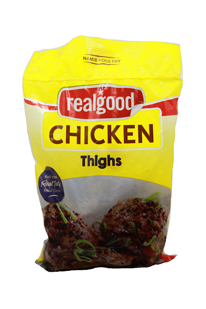 REAL GOOD CHICKEN IQF THIGHS 1.5KG