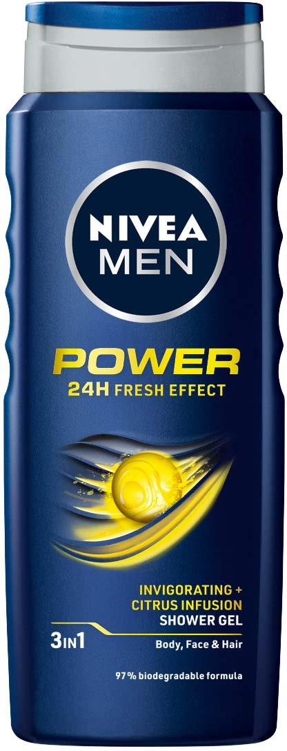 NIVEA FOR MEN S/GEL POWER REFRESH 500ML