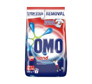 OMO HAND WASHING POWDER 500GR+100GR FREE